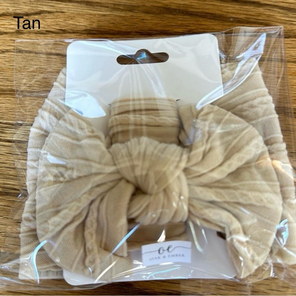 Baby Girl’s Hair Bow Hairbands - Picture 2 of 9